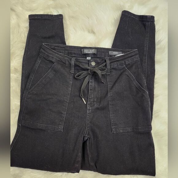 Judy Blue women's Hi-waisted cuffed drawstring stretch denim Sz 9/29 - Picture 6 of 10